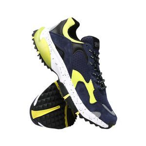 SNKR Project Mens L Prospect Park Leather & Suede Low-Top Sneakers 10.5 Blue